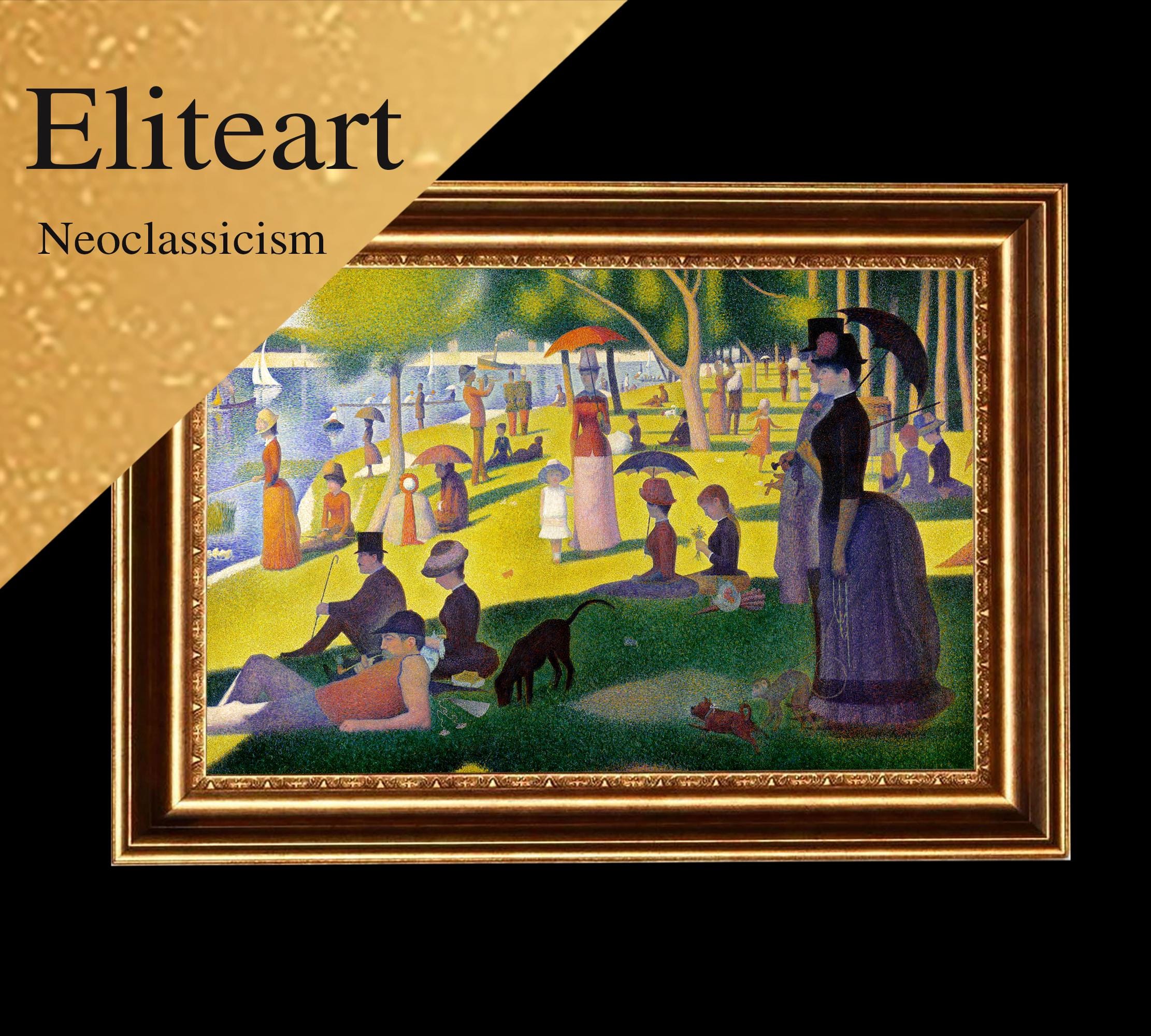 ELITEART-A Sunday Afternoon on the Island of La Grande Jatte by