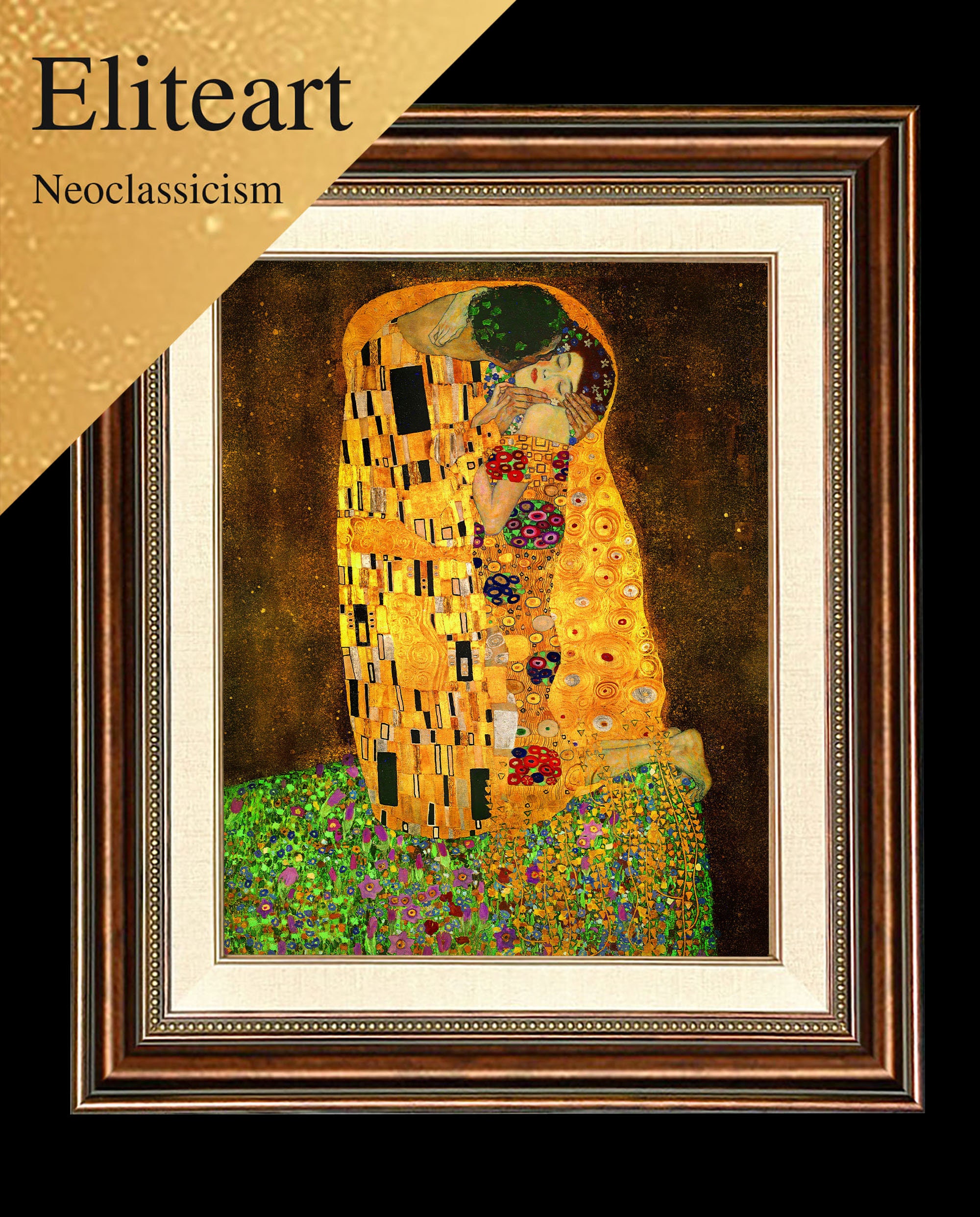 Eliteart-the Kiss by Gustav Klimt Oil Painting Reproduction Giclee Wall ...