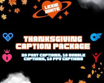 THANKSGIVING ONLYFANS CAPTIONS