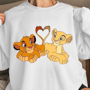 Disney Lion King Simba And Nala T-Shirt, Disneyland Family Vacation Shirt, Magic Kingdom Shirt, Matching Birthday Gifts, Funny tshirt 323