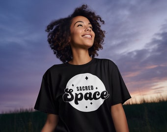 Weltraum-Shirt, lustiges Shirt, mystisches Shirt, Astronauten-Shirt, Universum-T-Shirt, spirituelles Shirt, Mond-Shirt, Geschenk für sie, Geschenk für ihn, ästhetisches Shirt