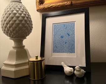 University of North Carolina 5x7 art print