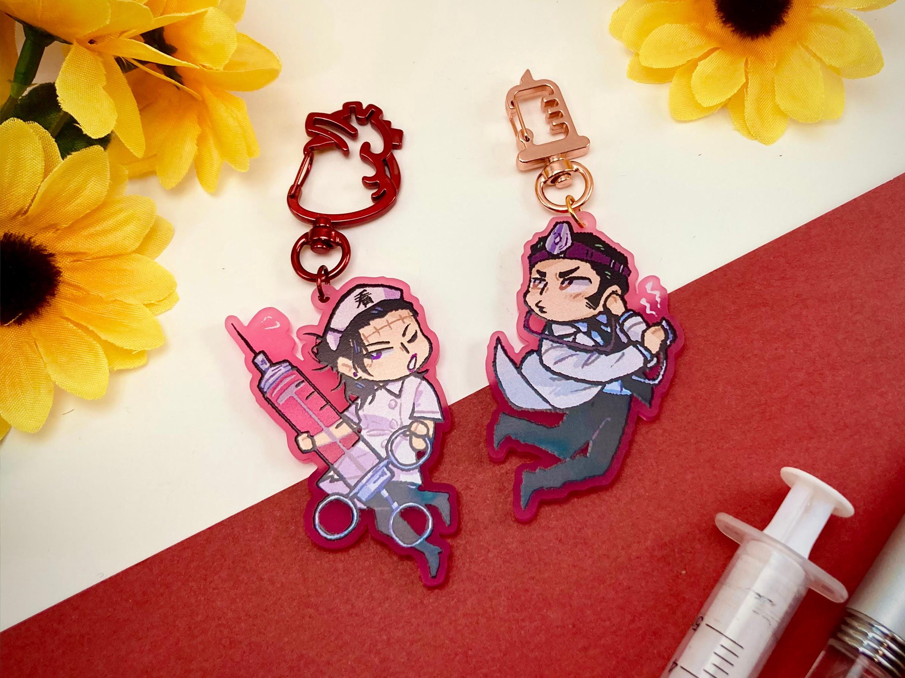 Hospital Pinchan Duo JJK Acrylic Charms - Etsy