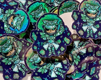 Galaktischer Imperator Omega Chibi OW2 Vinyl-Aufkleber