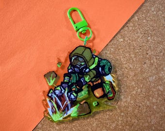 Toxic Waxring OW2 Acryl Anhänger