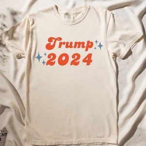 2024 Trump T-Shirt | Machen Sie Amerika wieder großartig | MAGA Präsidentschaftswahl | Vateristisches Konservatives Hemd | Comfort Colors® Hemd