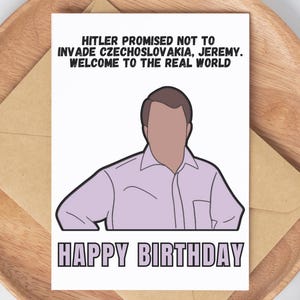Peep Show Birthday Card: Mark Corrigan Quote (PDF Print)