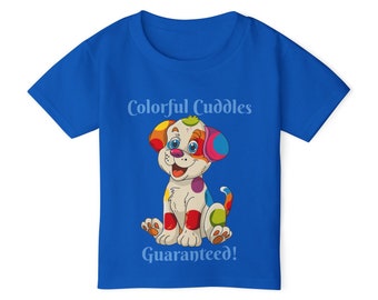 T-shirt pour tout-petit - Câlins colorés