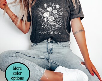Boho Christian Tshirts Western Cowgirl Christian shirt Jesus Shirts Gift for her Faith Country t-shirt Jesus Lover Bible Verse Worship