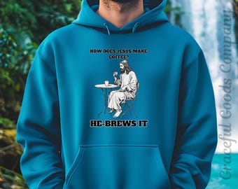 Faith Hoodie for men, Jesus Saves Sweatshirt, Christian Sweater, Men's Bible Verse Gifts Man of God T-Shirt Cross Gift for Dad Inspirational