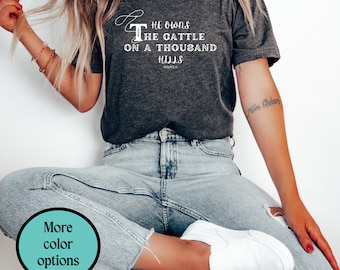 Boho Christian Tshirts Western Cowgirl Christian shirt Jesus Shirts Gift for her Faith Country t-shirt Jesus Lover Bible Verse Worship