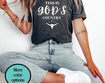 Boho Christian Tshirts Western Cowgirl Christian shirt Jesus Shirts Gift for her Faith Country t-shirt Jesus Lover Bible Verse Worship