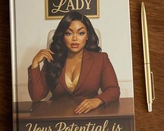 Boss Lady Hardcover Journal, Women's Empowerment Gift