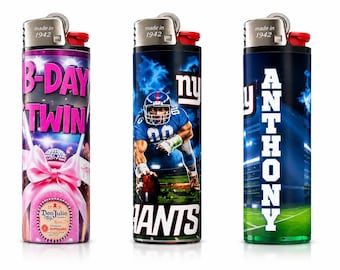 Custom Personalized Lighter | Name or Photo Lighter | Party Favor, Birthday, Wedding or Business Giveaway