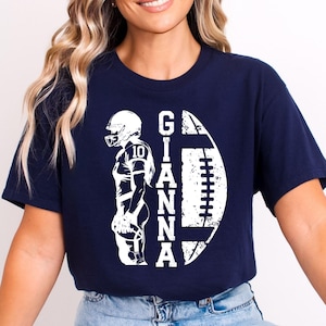Personalized Football Shirt, Football Shirt For Male and Female Player, Team Name Football Tee, Football Cheer Mom or Dad Shirt, Sweatshirt