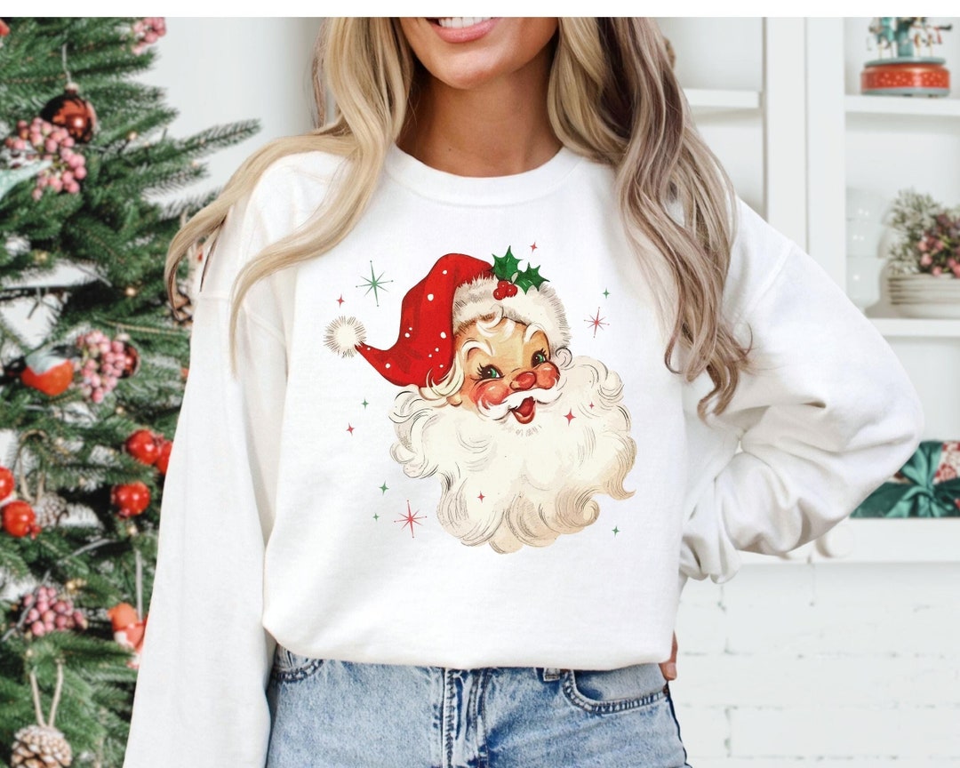 Vintage Santa Sweatshirt main image 1