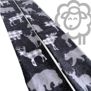 CPAP Hose Cover - Handmade Cotton Flannel CPAP Comfort Accessories - Moose & Bear Pattern