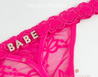 Custom Thong, Personalisierbarer Tanga, Personalisierter Tanga, Custom String, Benutzerdefinierter Tanga, Geschenk für den Freund