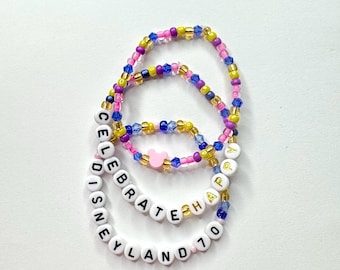 Disneyland 70 Inspired Bracelets
