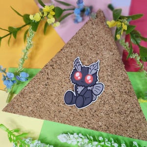 Mothman Chibi Waterproof Vinyl Sticker