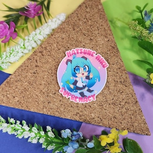 Hatsune Miku Supremacy Waterproof Vinyl Sticker Vocaloid