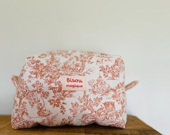 quilted toiletry bag