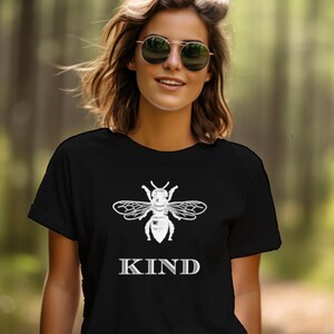 Bee Kind Abeille à miel vintage T-shirt souple unisexe