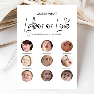 Love Game Funny Baby Shower Game Minimalist Baby Shower Game Minimalist Shower Game Modern Baby Shower Printable Instant Download Game T1