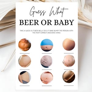 Baby Bump Game Funny Baby Shower Idea Minimalist Baby Shower Game Funny Shower Game Printable Baby Shower Games Instant Download Game Z1