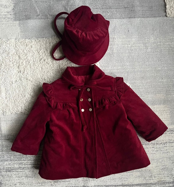 Baby girl red winter coat online