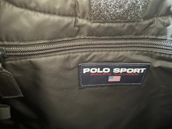 Vintage POLO SPORT Nylon Shoulder Bag Polo Sport … - image 7