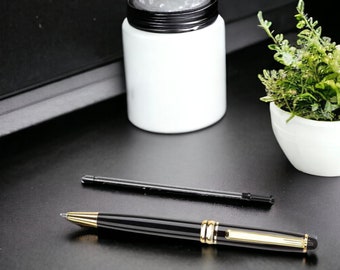 Stylo personnalisé, stylo à bille roulante - Idéal pour la fête des pères ou pour toute autre occasion !