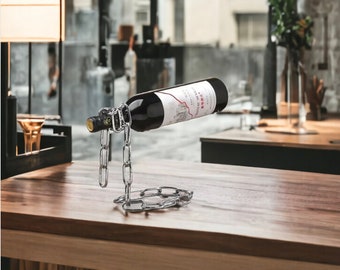 Stylish Tabletop Wine Rack: The Perfect Father's Day Gift for Wine LoversGift!