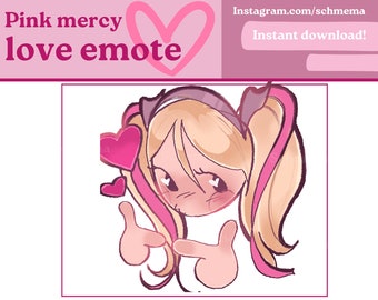 Pink Mercy Love Emote!