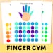 Finger Gym Tapping Game: Fine Motor Skills Activity - Etsy