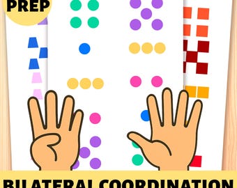 Bilateral Coordination Counting Printable: OT Activity for Kids (Digital Download)