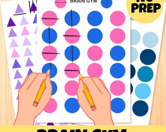 Brain Gym Exercises PDF: Kids Cognitive Motor Skills Activity