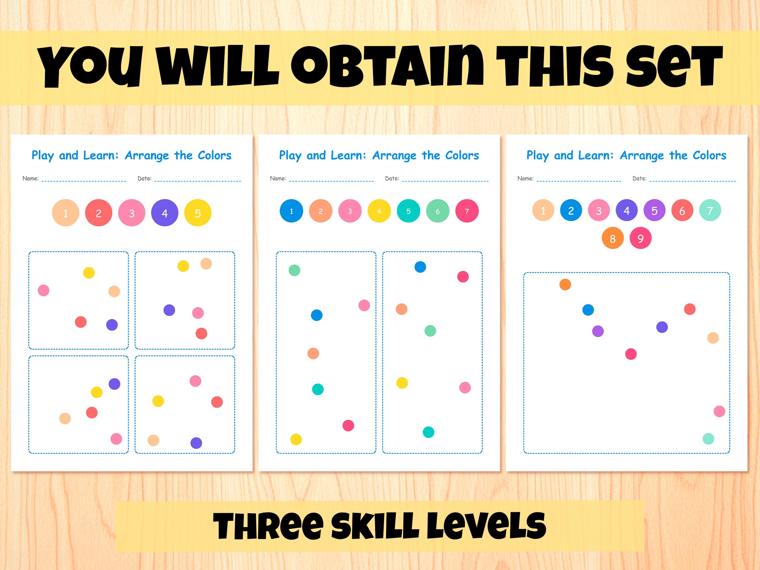 Connect the Colors: Printable Color Lines Worksheets for Kids PDF – Fun ...