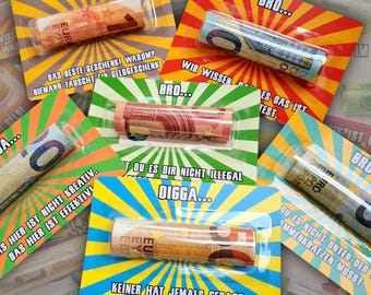 Witzige Geldgeschenk Verpackung – lustige Geschenkidee für Jugendliche & junge Erwachsene – originelle Geldgeschenke für Teenager mit Spruch