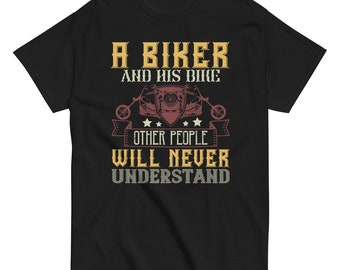 Men's classic tee | Biker Shirt | Graphic Tee | Motorcycle | Free Ride