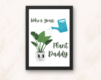 ¿Quién es tu papá planta? - Impresión de arte