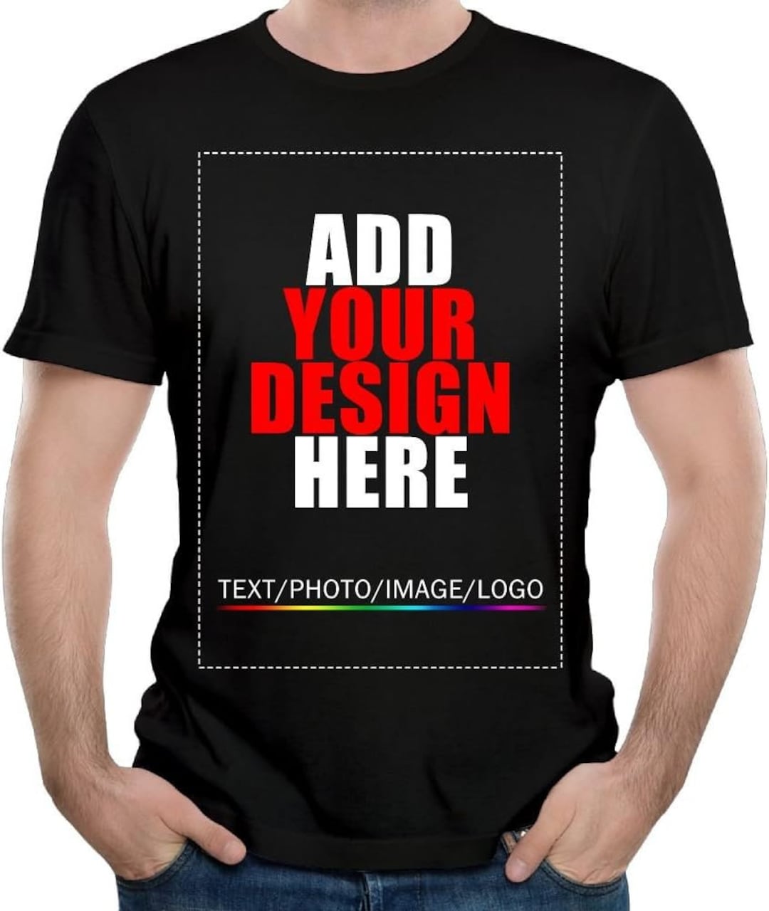 Design Your Personalized Custom T-shirts for Men Women & Kids - Etsy