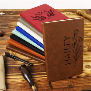 Personalized Refillable Portfolio, Custom Portfolio With Zipper, Custom Leather Portfolio, Personalized Padfolio, Business Gift, Phd Gift
