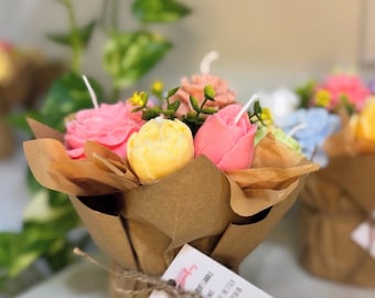 Bouquet Candle | Flower candles | unique gifts |