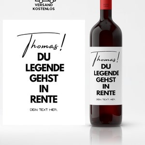 Etiquette vin collègue personnalisée adieu une légende prend sa retraite, étiquette personnalisée, adieu, retraite, retraite, pension