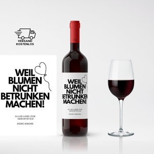 Étiquette de vin personnalisée pour anniversaire, étiquette autocollante pour bouteilles pour anniversaire, pour toute occasion, cadeau personnel 30 40 50