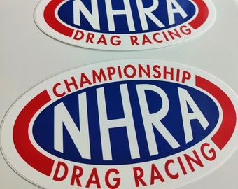 NHRA Vintage Style Racing Decals Stickers Rat Rod Outlaw Nascar