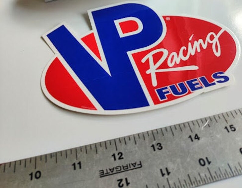 Single VP Racing Fuels Vintage Style Vinyl Decal Sticker Drag Racing ...