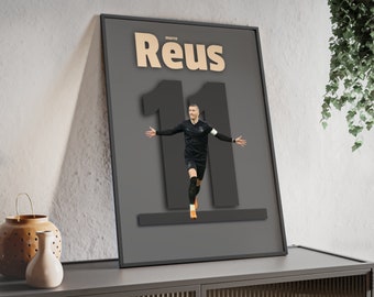 Marco Reus Posters with Wooden Frame