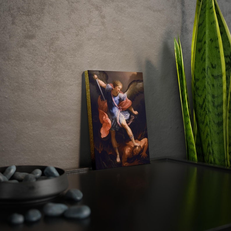 Enciso's St Michael the Archangel Painting on Canvas, Wall Art Home ...